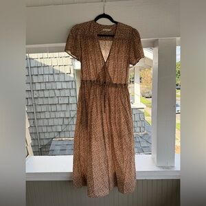 Simple Dawn Dress Berry Ditsy Red Medium